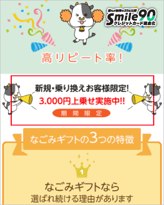 なごみギフトの期間限定キャンペーンについて